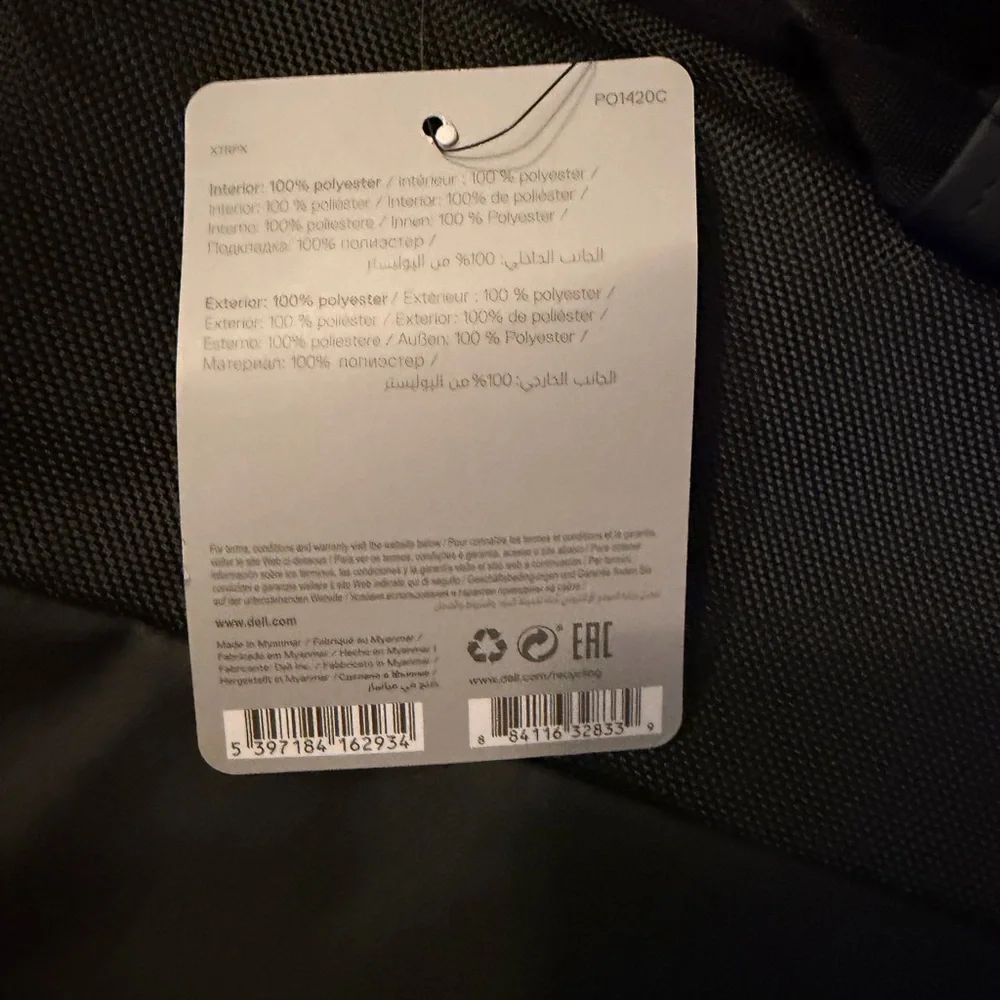 Dell Professional Black Briefcase